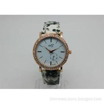1ATM Waterproof womens diamond watches Zinc alloy For promo